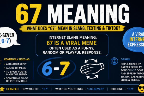 67 meaning