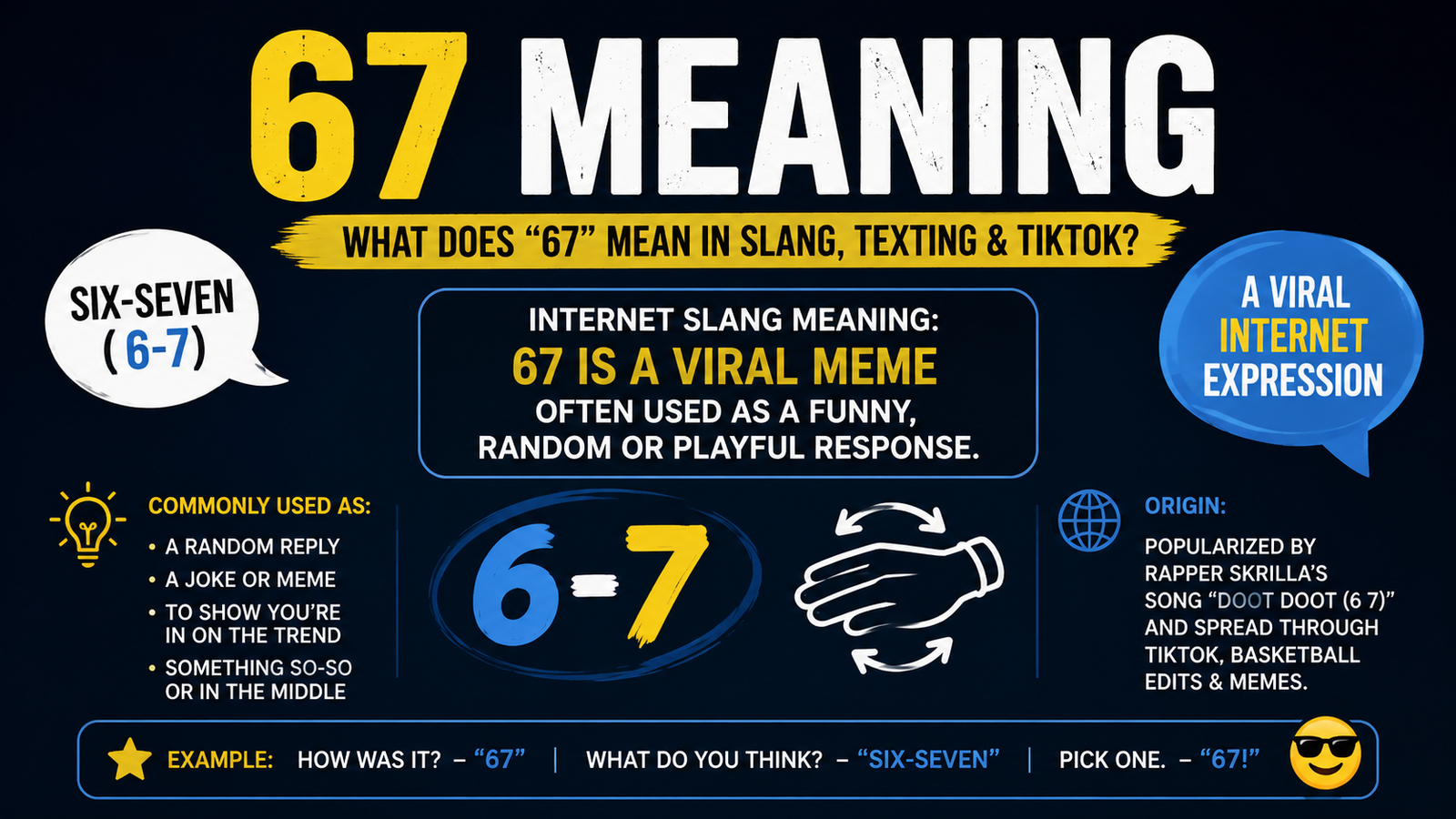 67 meaning