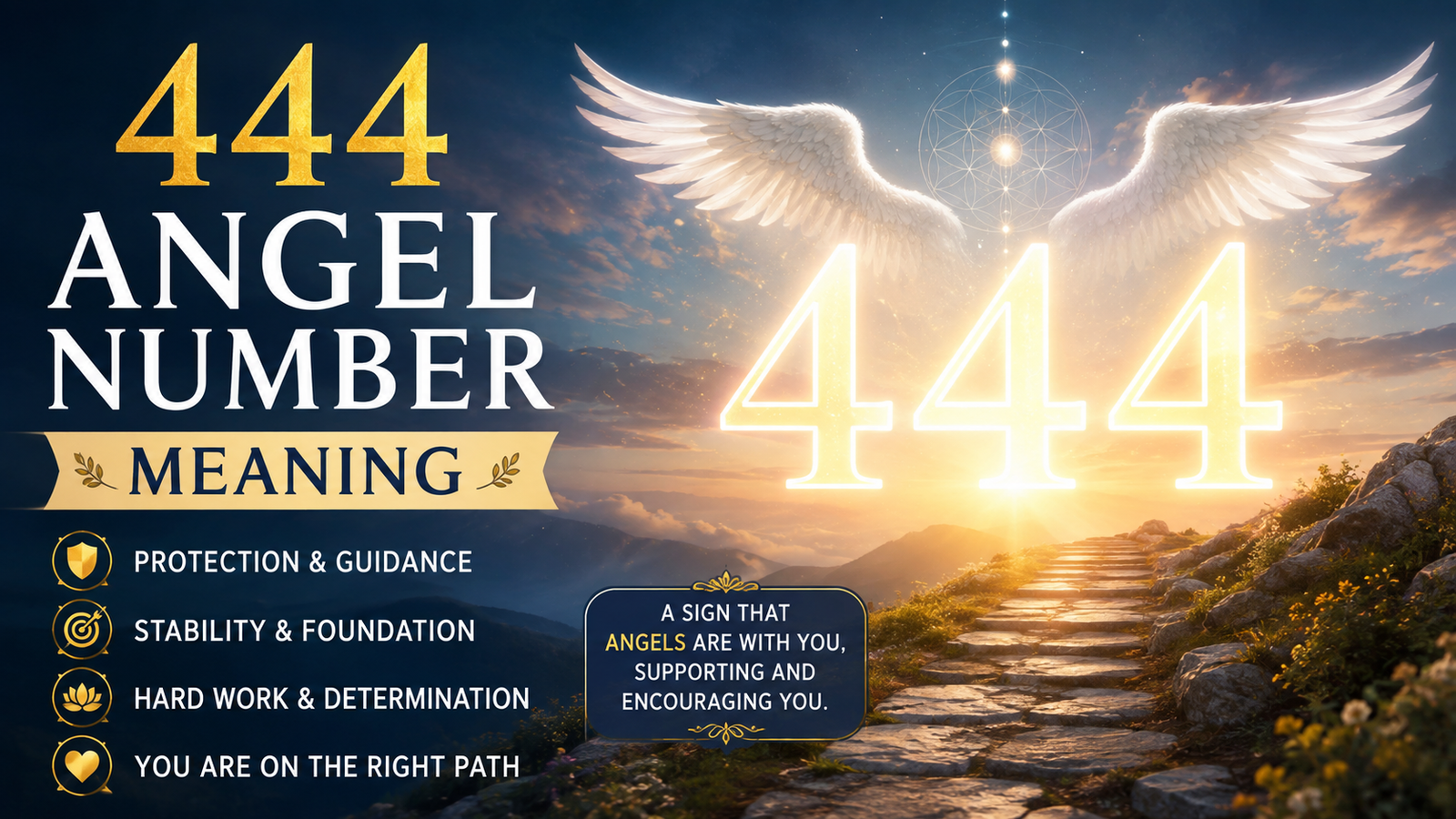 444 angel number meaning