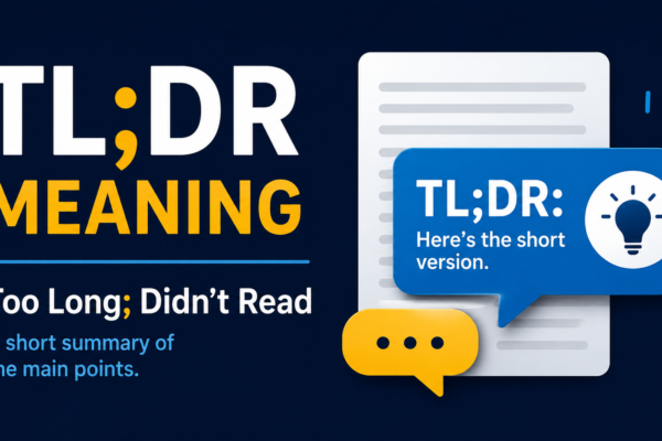 tldr meaning