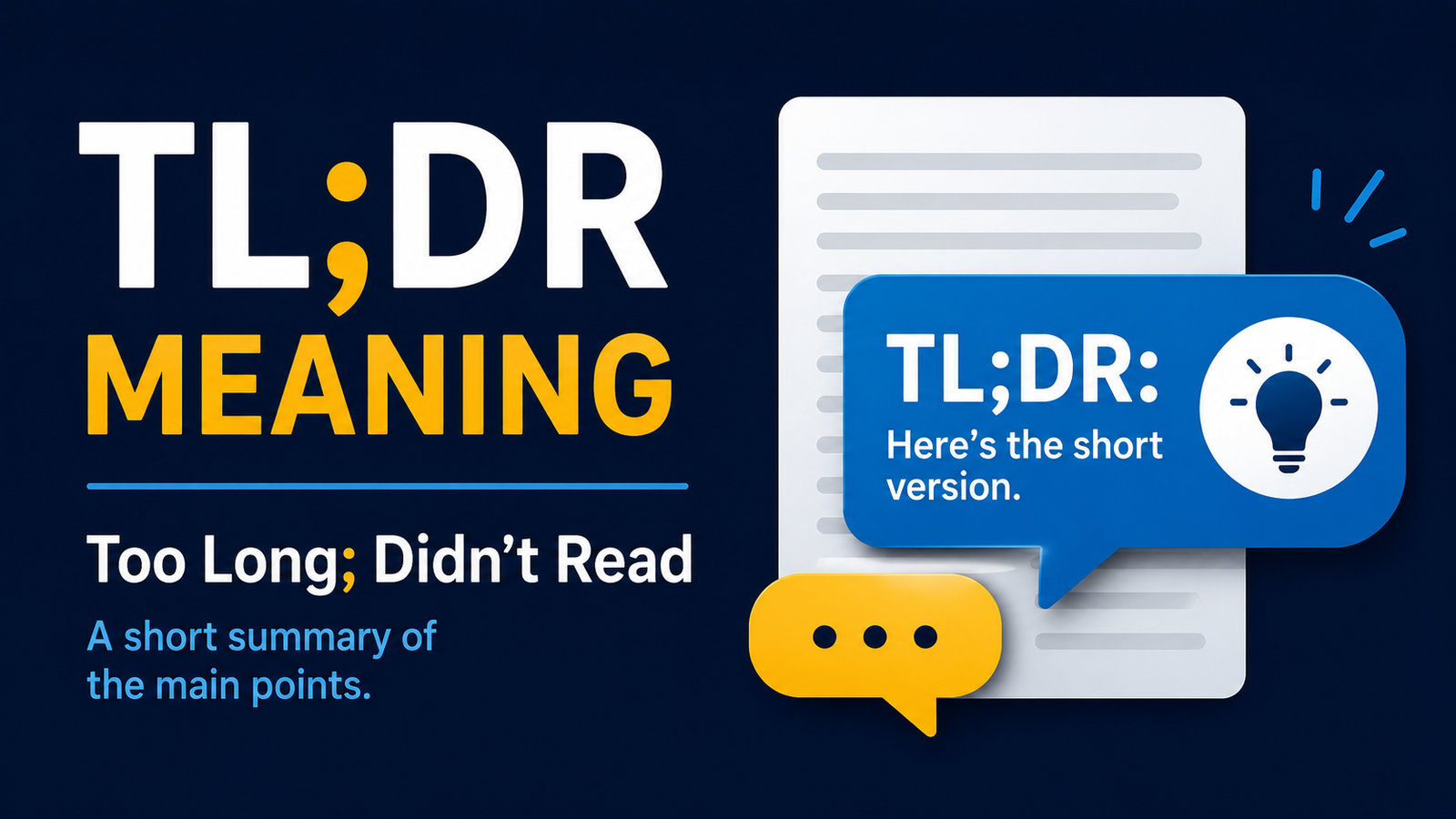 tldr meaning