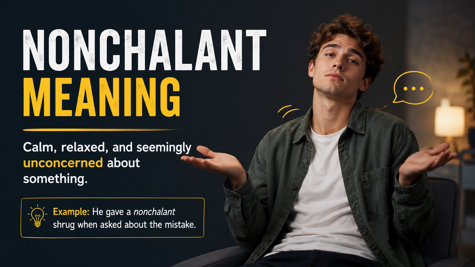 nonchalant meaning