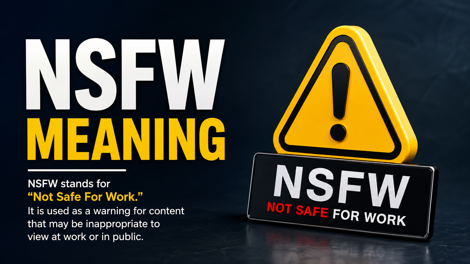 ​nsfw meaning​