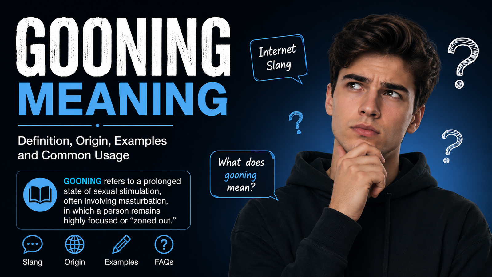 gooning meaning​