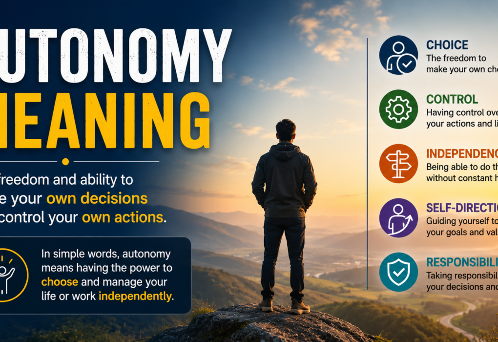 autonomy meaning​