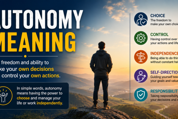 autonomy meaning​