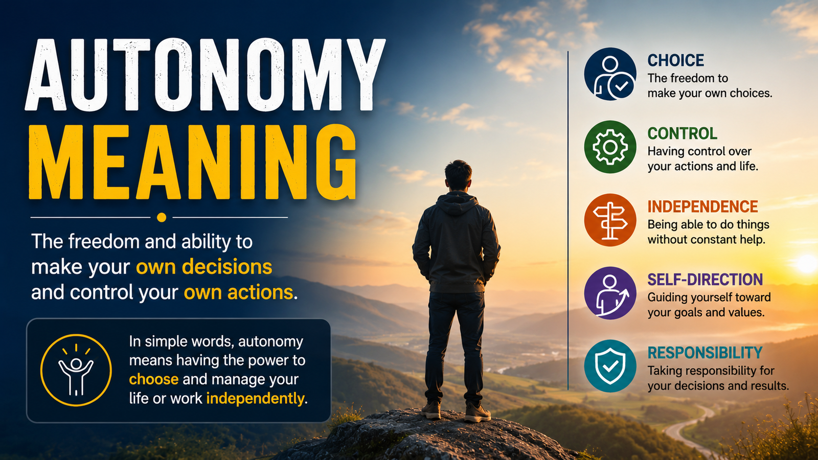autonomy meaning​