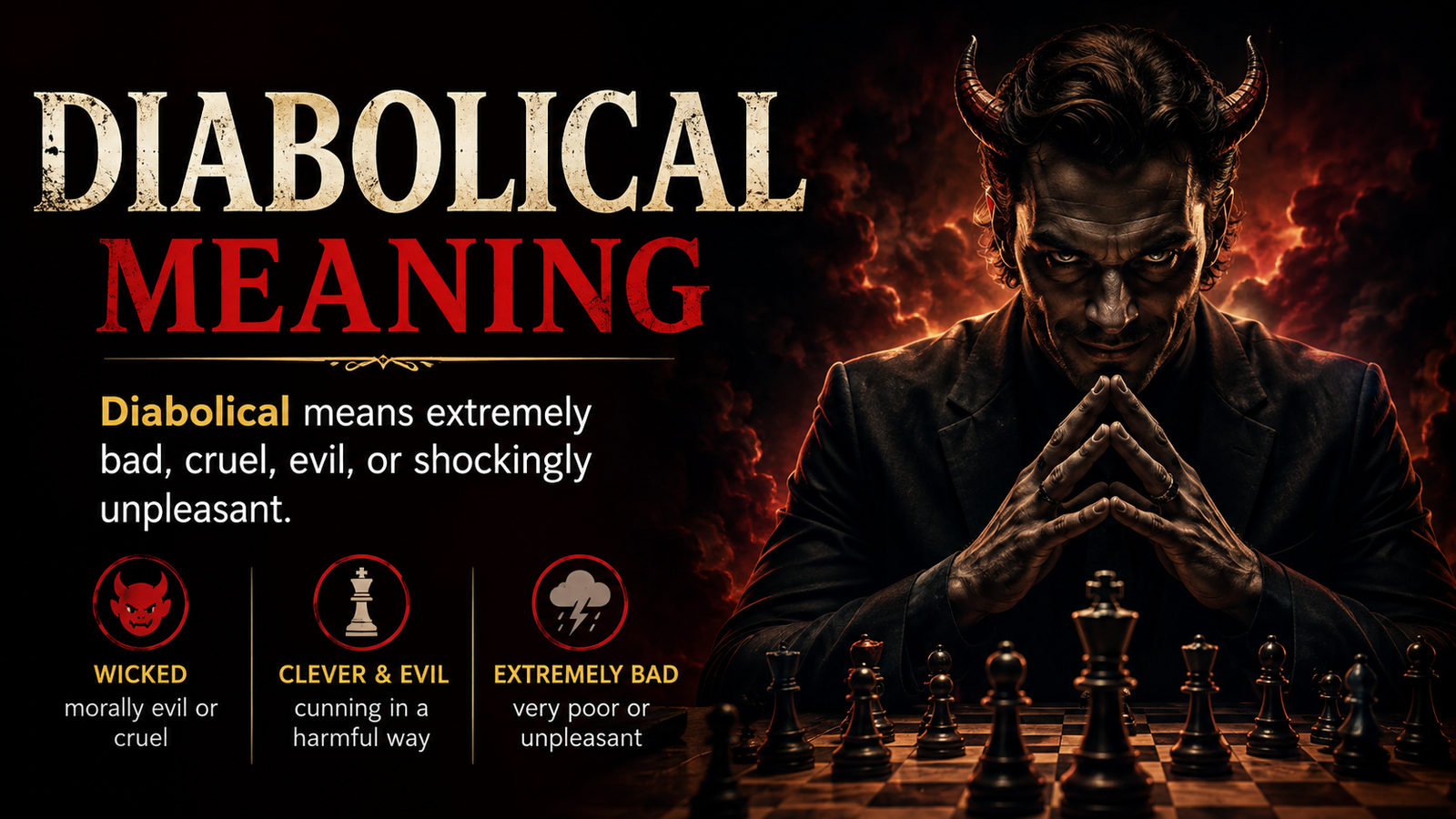diabolical meaning​