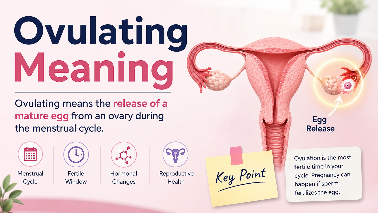 ovulating meaning​