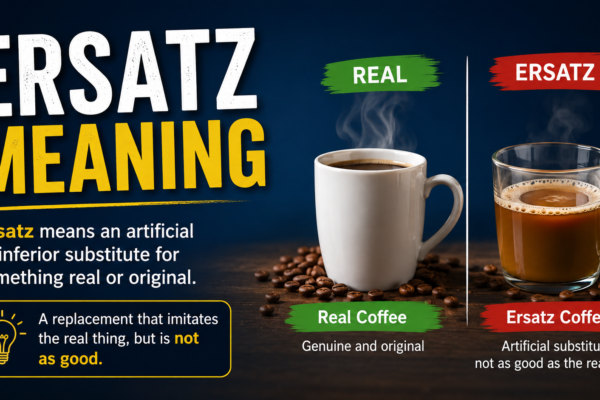 ersatz meaning​