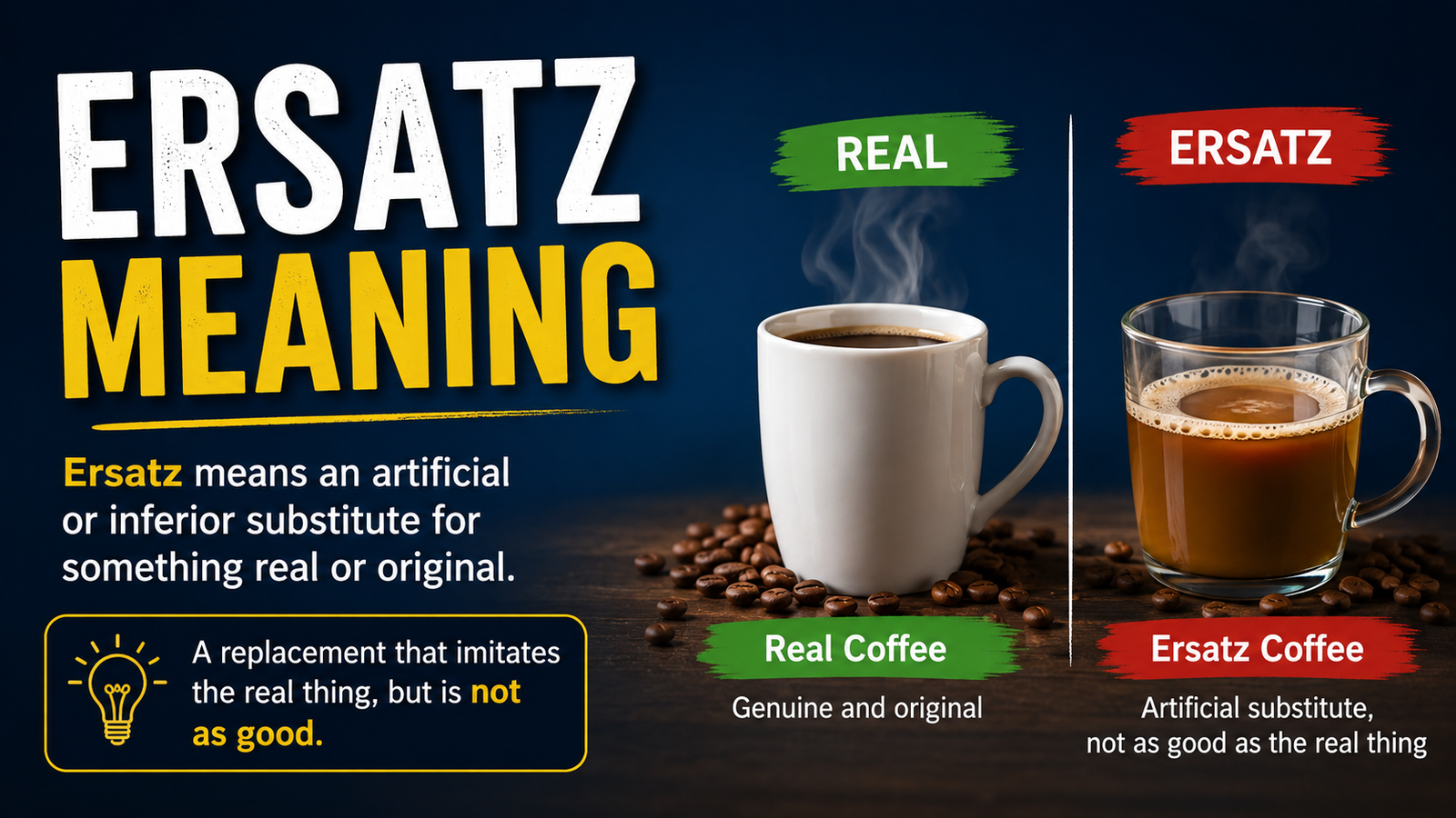 ersatz meaning​
