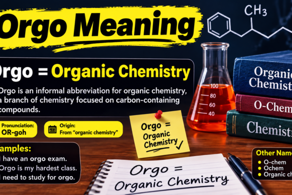 orgo meaning​
