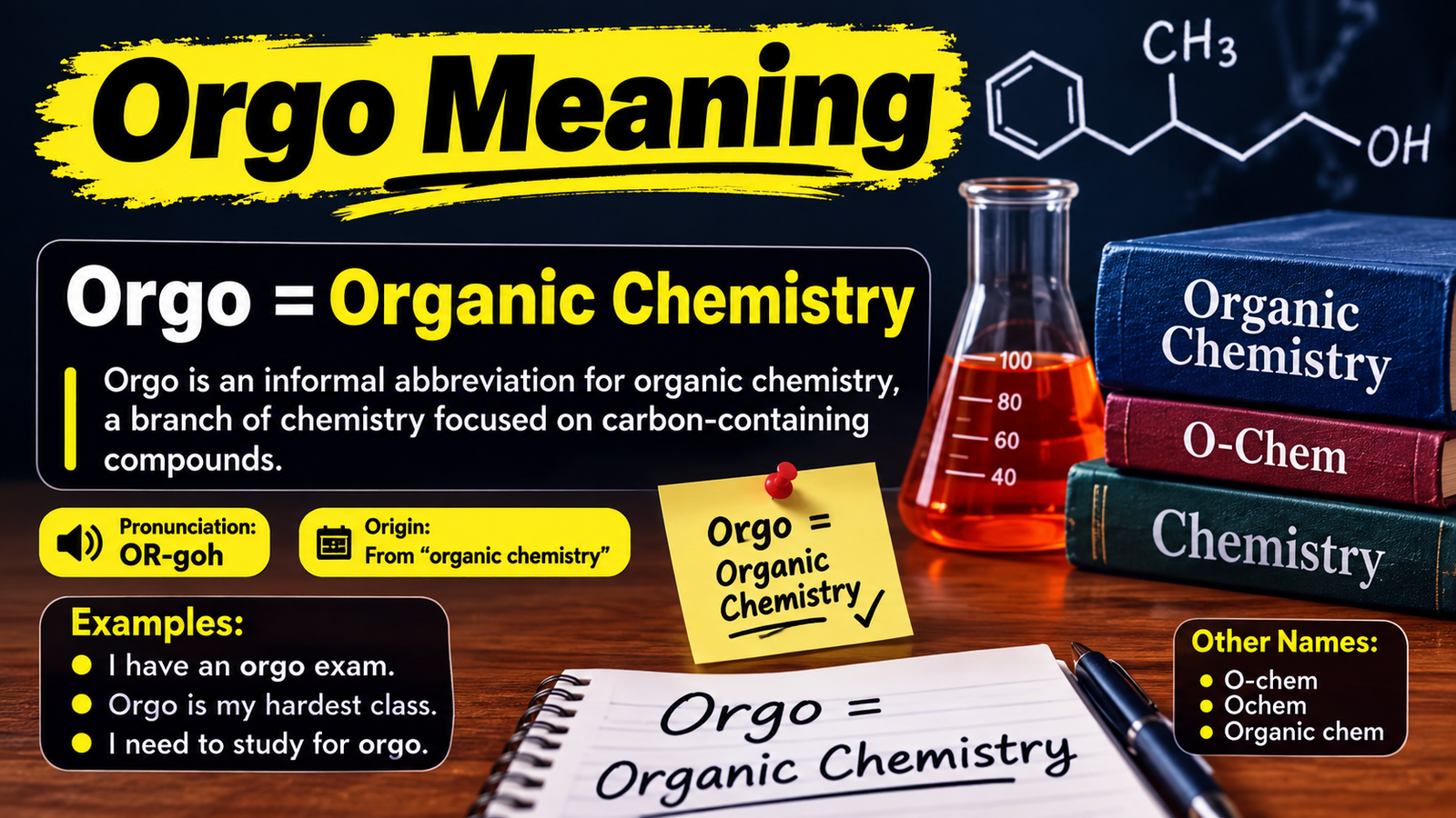 orgo meaning​