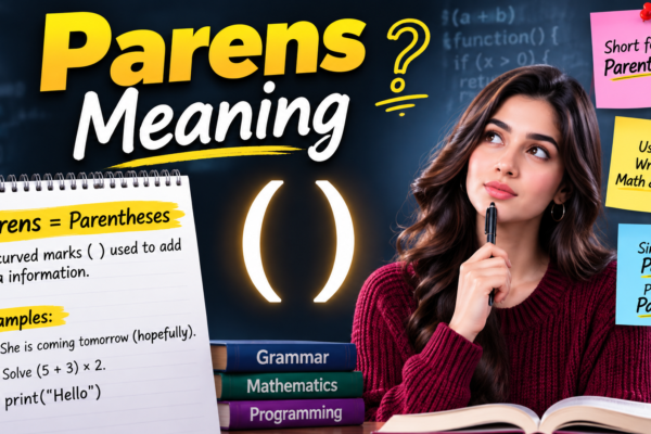 parens meaning​