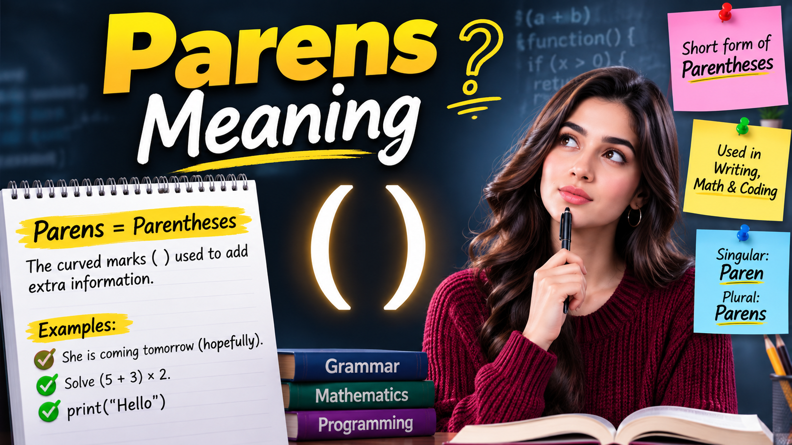 parens meaning​
