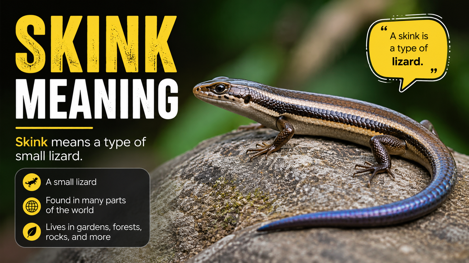 skink meaning​
