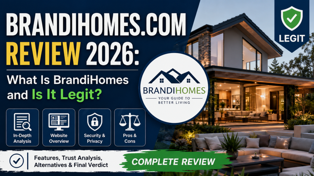 Brandihomes.com Review 2026: What Is BrandiHomes and Is It Legit? brandihomes.com