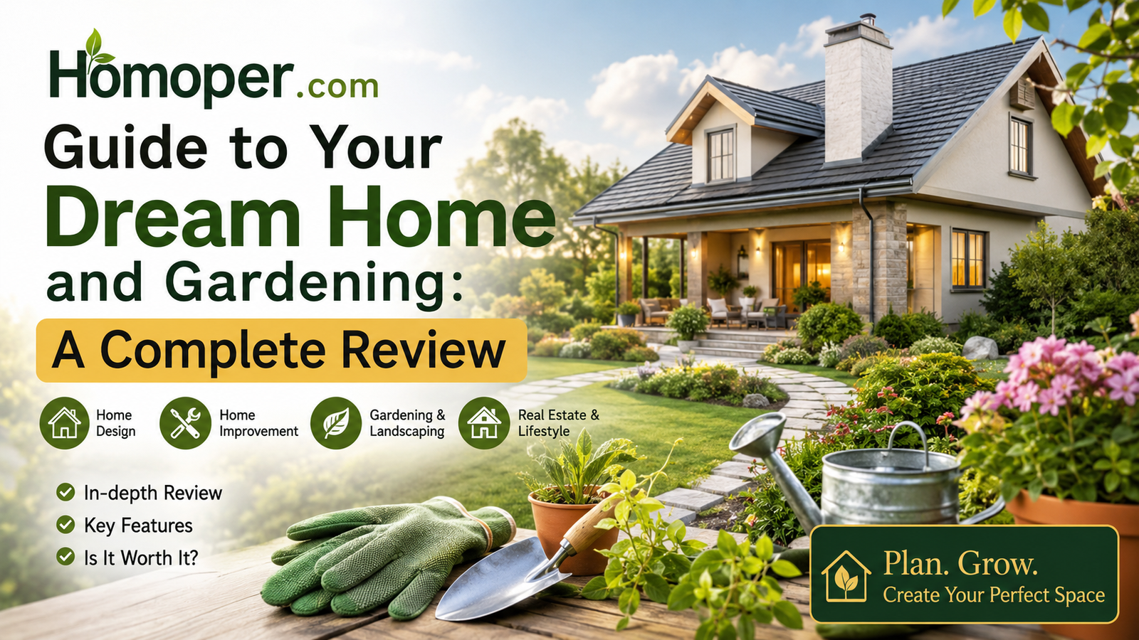 homoper.com guide to your dream home and gardening