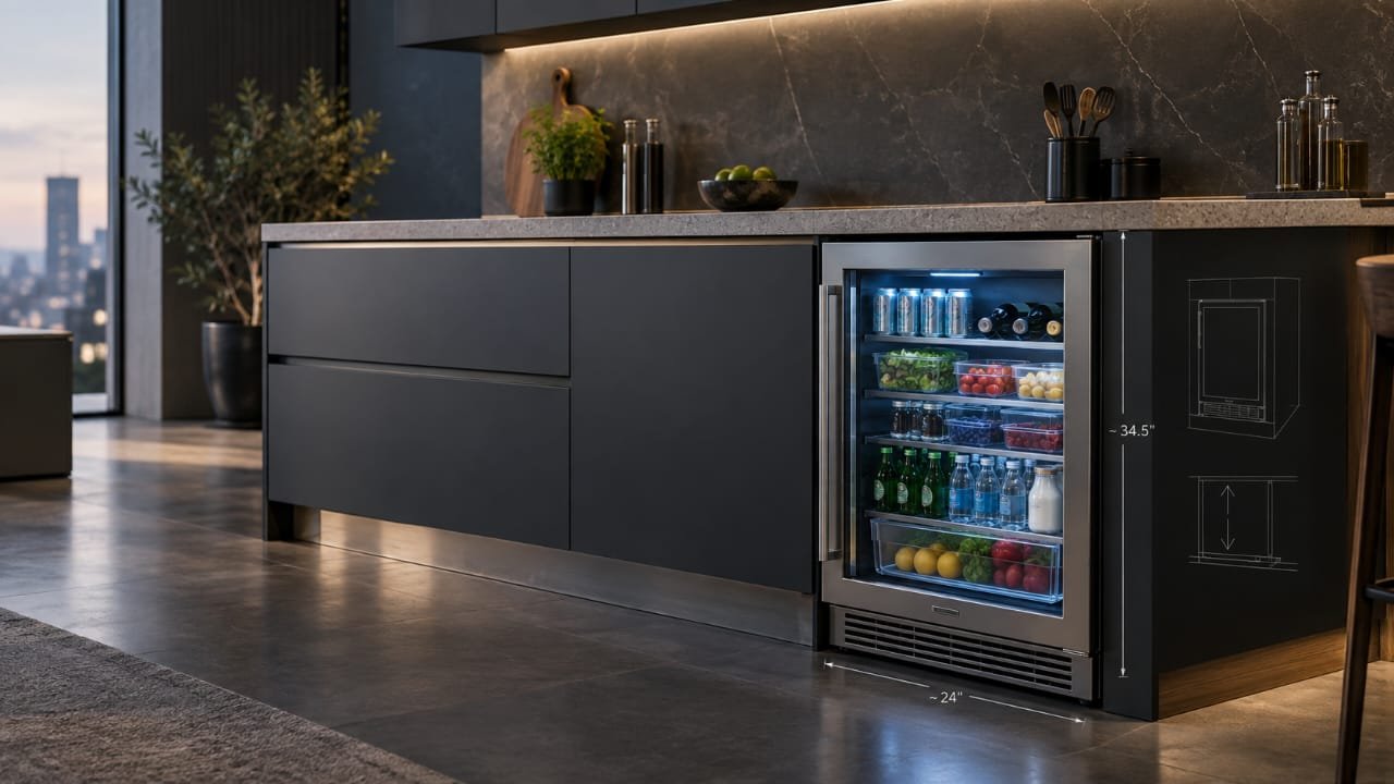 under counter fridge