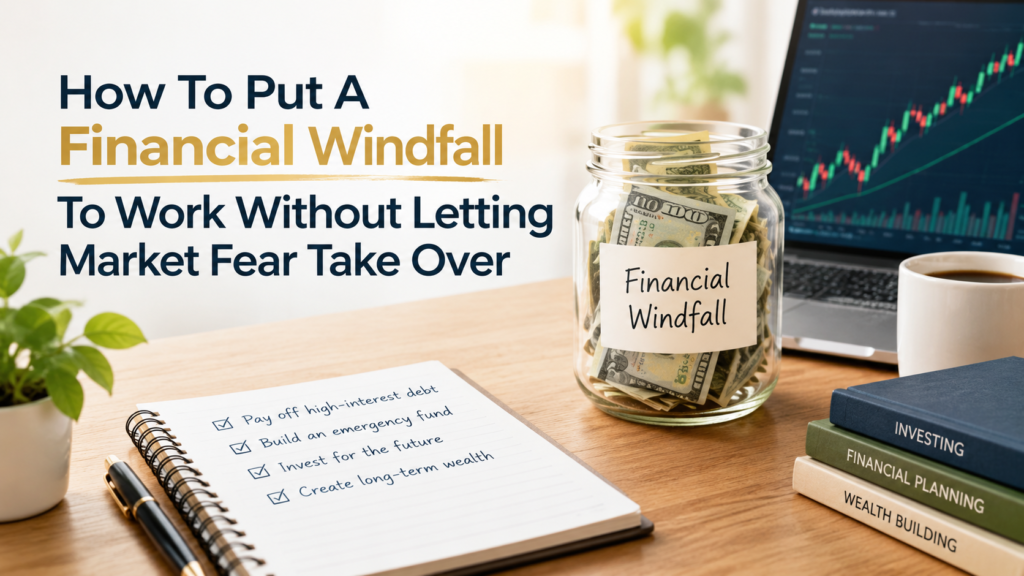 How To Put A Financial Windfall To Work Without Letting Market Fear Take Over