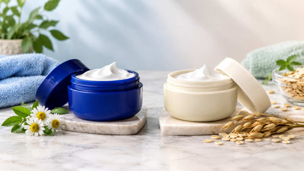 I Have Sensitive Skin: How Gentle Are Nivea’s Creams Compared to Aveeno? i have sensitive skin. how gentle are nivea’s creams compared to aveeno?