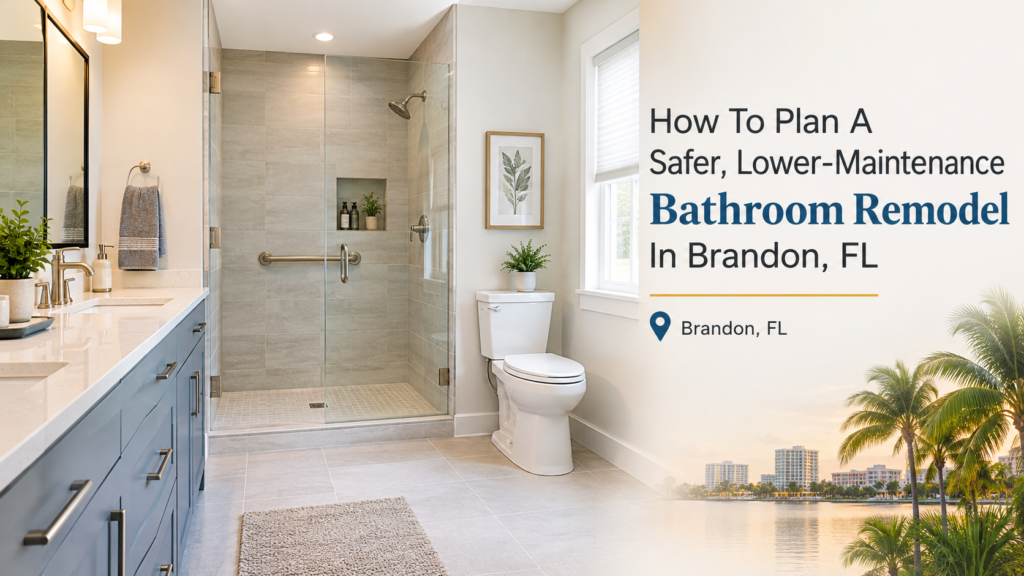 How To Plan A Safer, Lower-Maintenance Bathroom Remodel In Brandon, FL