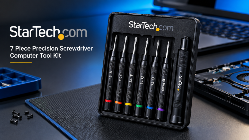 startech.com 7 piece precision screwdriver computer tool kit