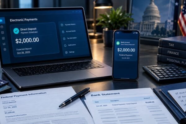 $2000 federal direct deposit