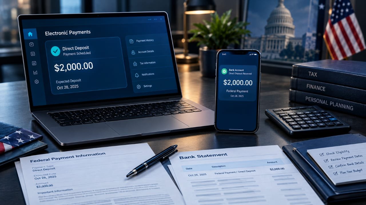 $2000 federal direct deposit