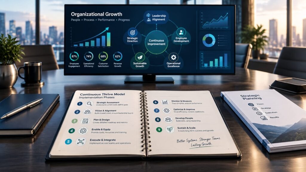 continuous thrive model implementation phases explained for business leaders​