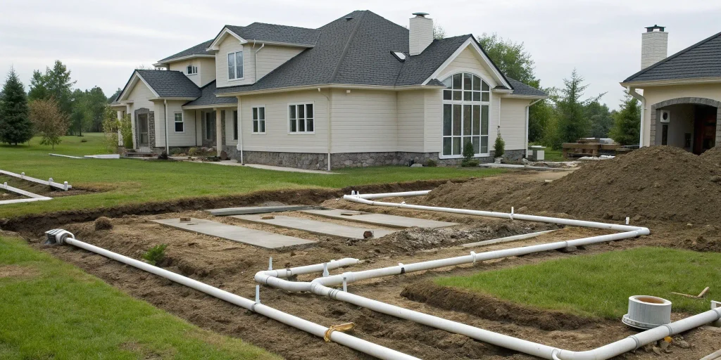 Planning a Septic System on a Tight Site: How Setbacks, Soil, and Slope Shape Tank and Drainfield Placement