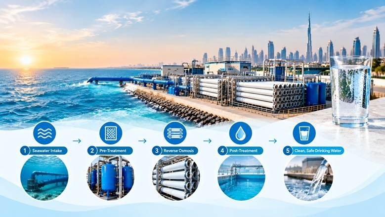 From Seawater to Drinking Water: How Desalination Works in the GCC From Seawater to Drinking Water: How Desalination Works in the GCC